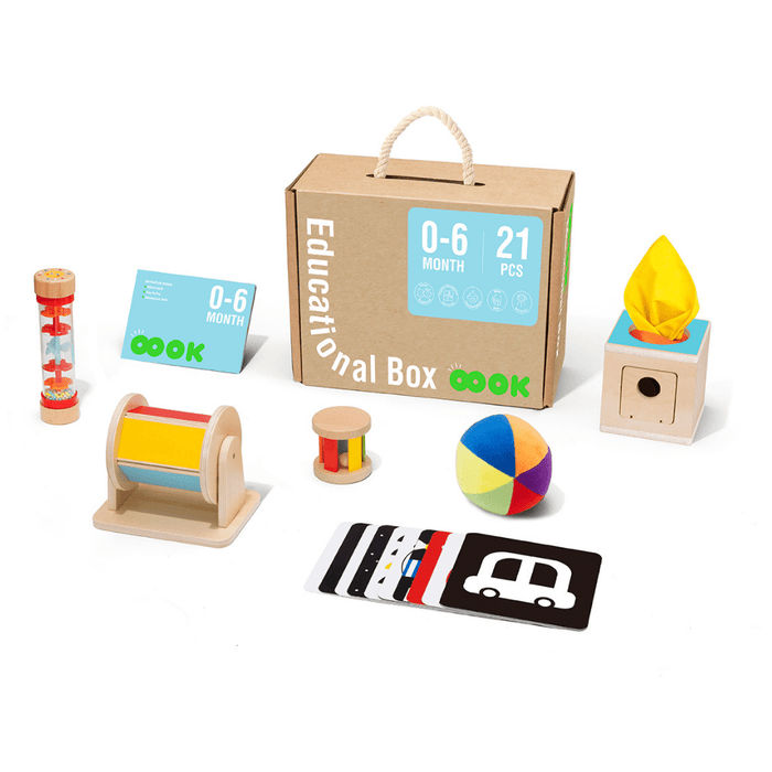 Box Giochi Montessori 0-6 Mesi