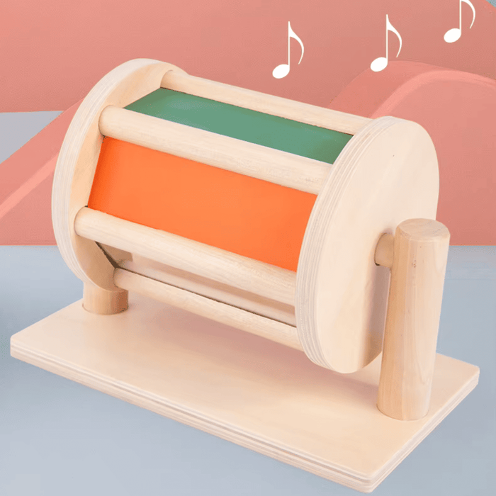 Spinning Drum Montessori Arcobaleno con Specchio