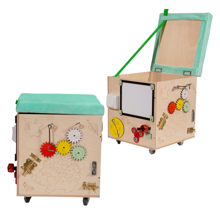 Baule Montessori Multi Attività Panca Porta Giochi