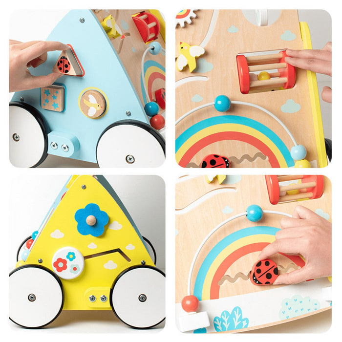 Carrello Primi Passi Rainbow Multifunzione Montessori - FREEKIDS MONTESSORI