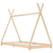 Lettino Montessori Tenda Teepee Legno Massello di Pino - FREEKIDS MONTESSORI