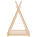 Lettino Montessori Tenda Teepee Legno Massello di Pino - FREEKIDS MONTESSORI