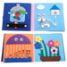 Libro Soft Book in Feltro Arcobaleno - FREEKIDS MONTESSORI