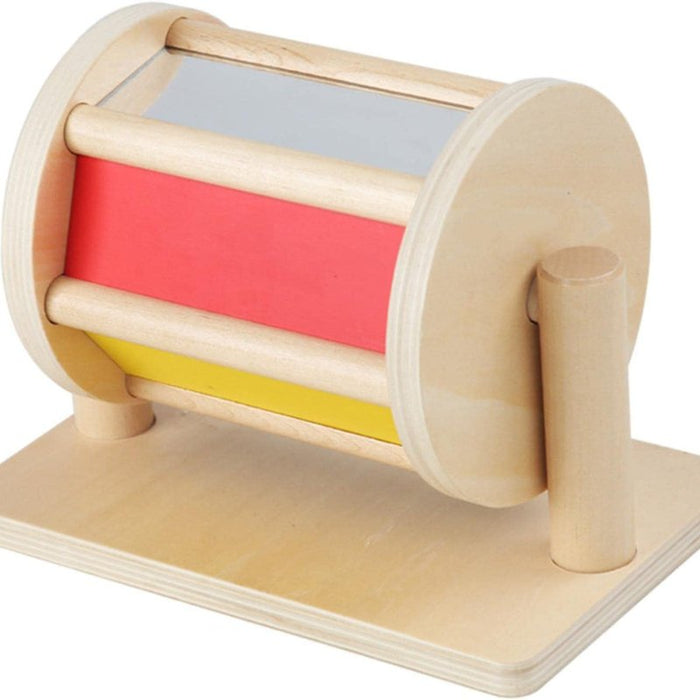 Spinning Drum Montessori Arcobaleno con Specchio - FREEKIDS MONTESSORI