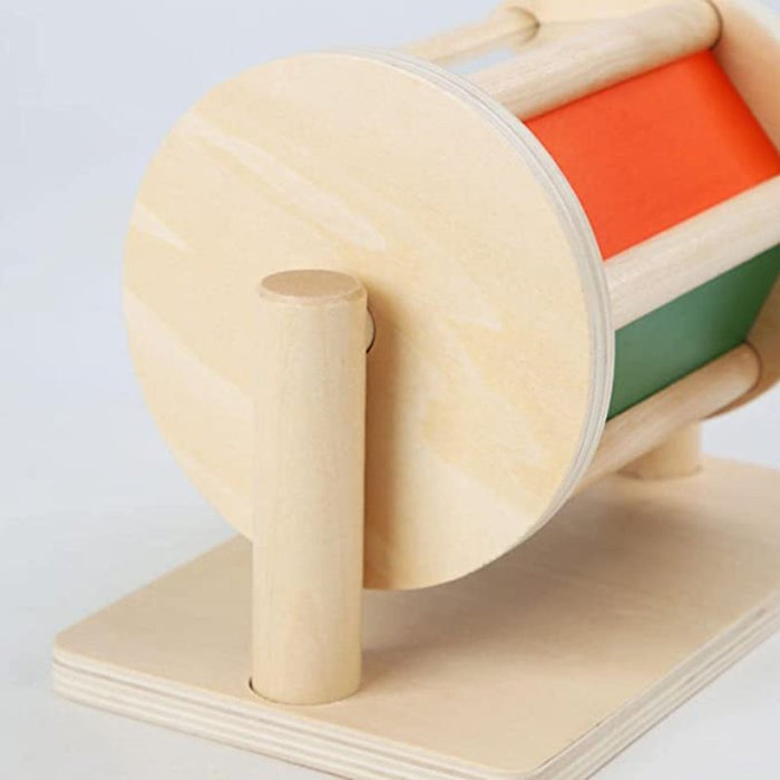 Spinning Drum Montessori Arcobaleno con Specchio - FREEKIDS MONTESSORI